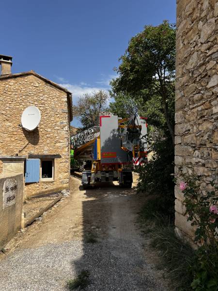Zone de passage étroite 