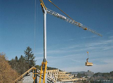 Location grue  de chantier IGO 22 Potain à montage rapide hauteur 18M charge maxi 1800kg