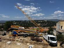 Notre zone d'activité pour ce service Location de grue à court, moyen ou long terme